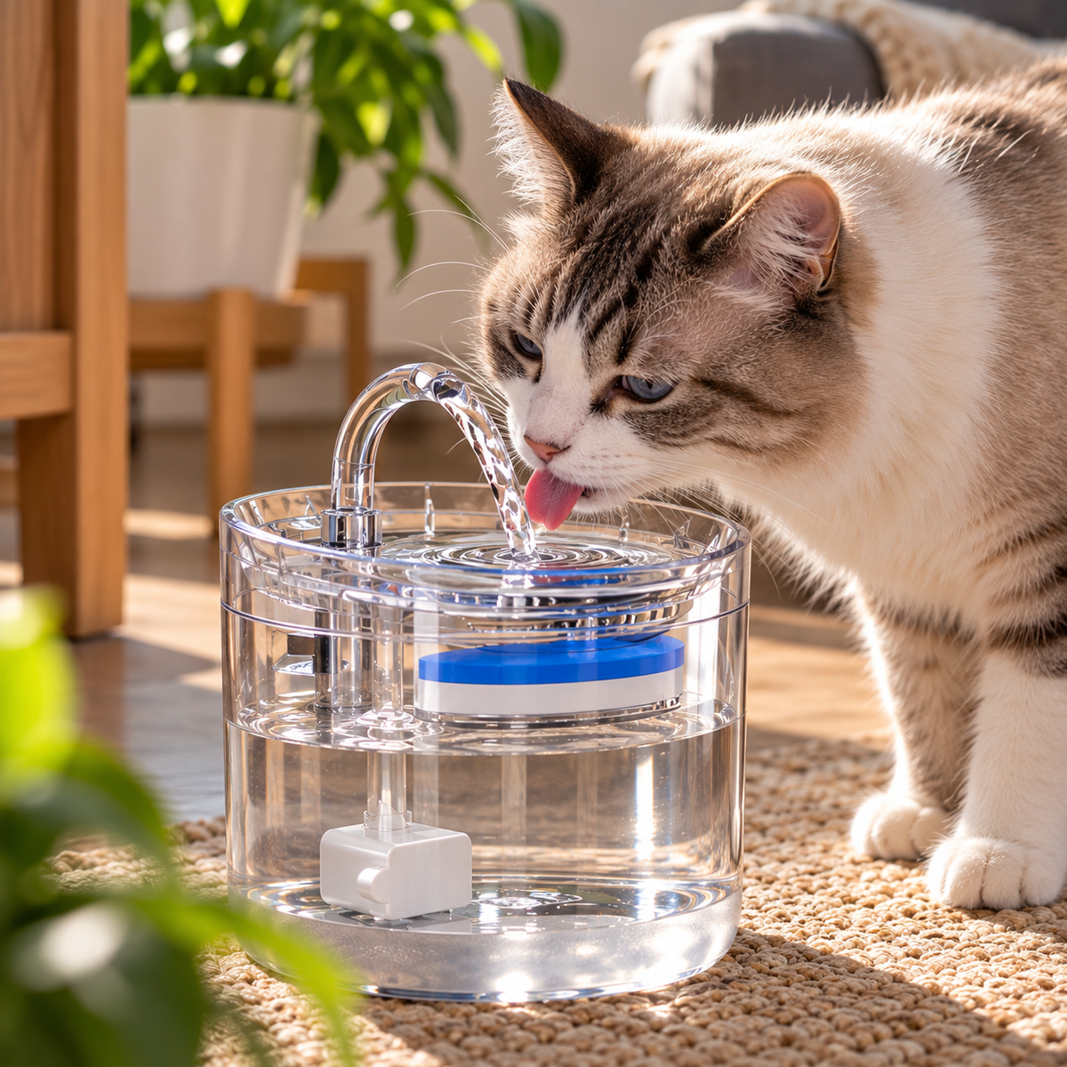 Fuente de Agua Automática para Gatos y Perros | 2 Litros