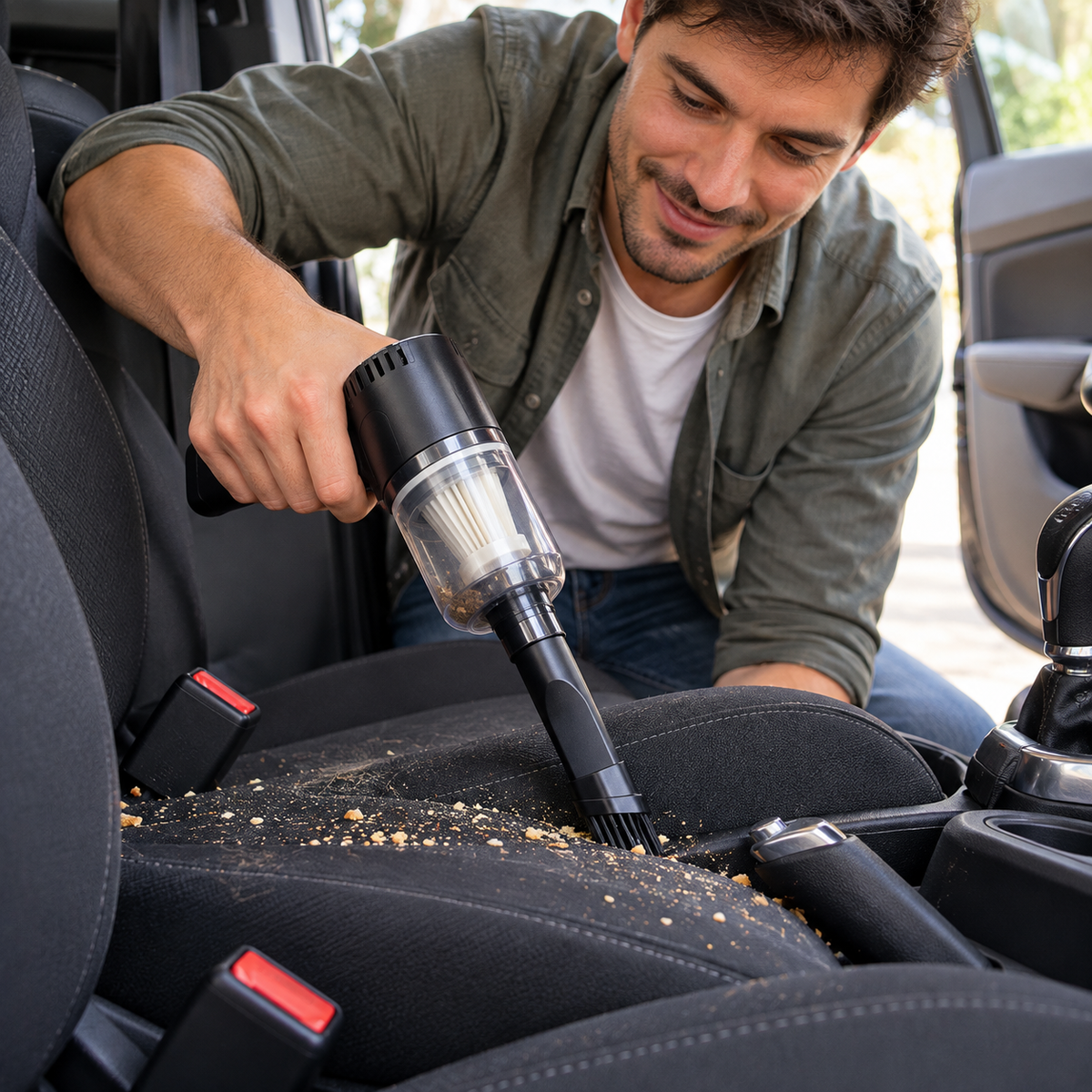 Aspiradora Portátil 3 en 1 para Auto y Hogar