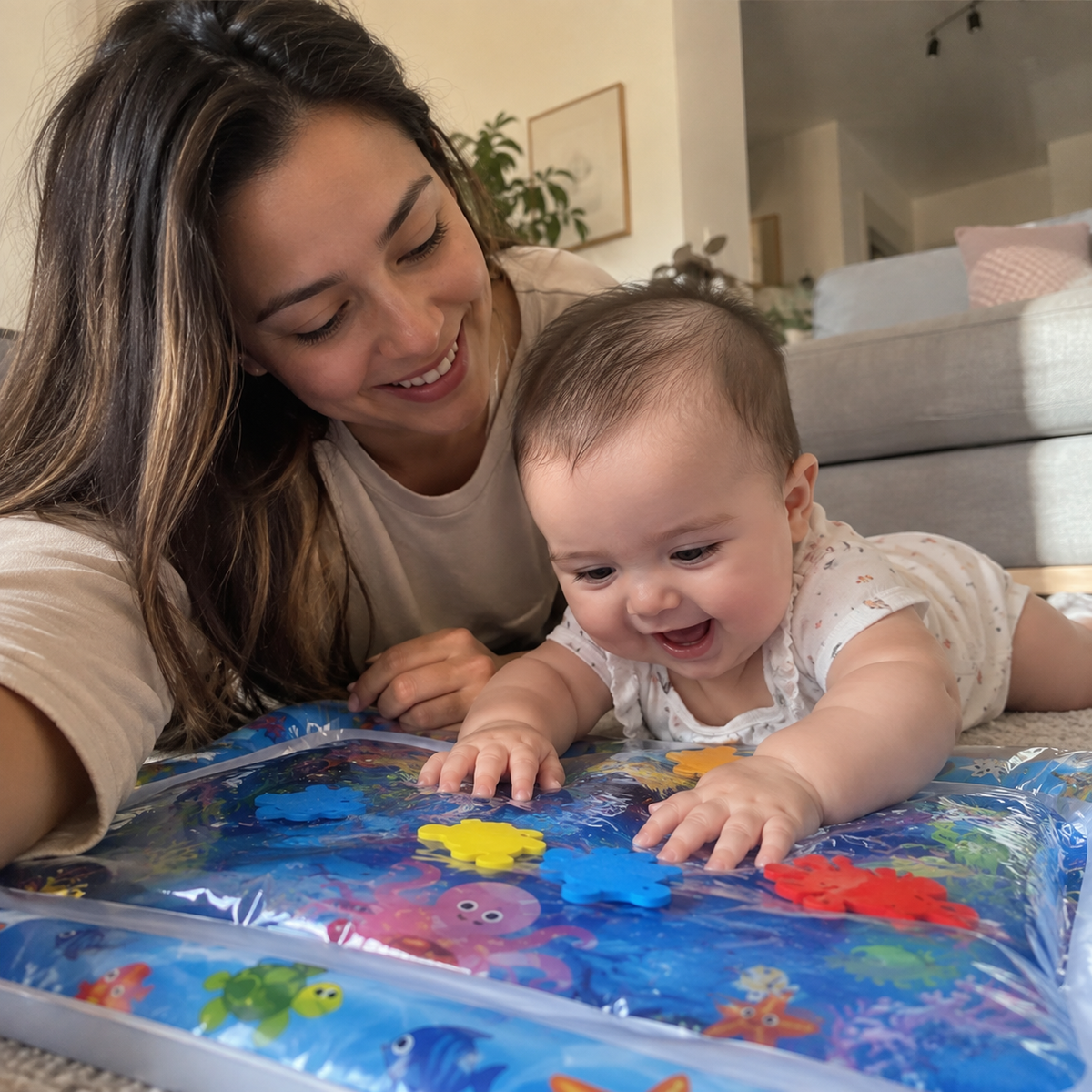 Alfombra de Agua Sensorial para Bebés | Juego y Estimulación
