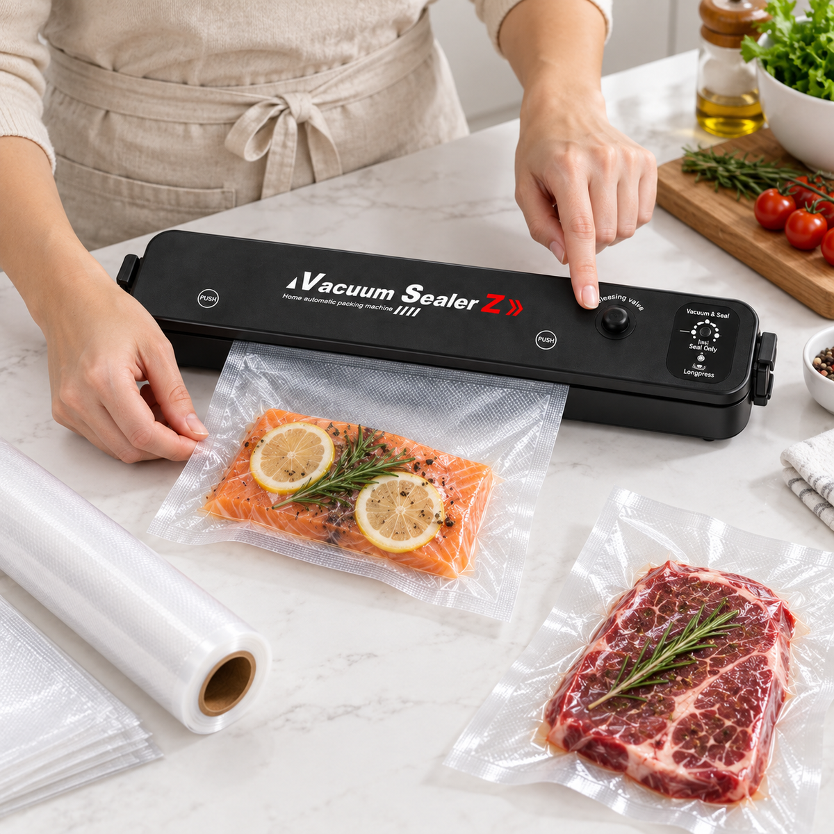 Selladora al Vacío para Alimentos
