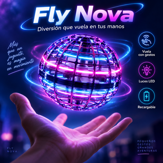 Fly Nova | Juguete Volador LED Recargable