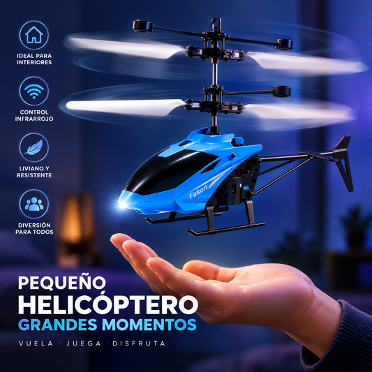 Mini Helicóptero Volador con Control Infrarrojo