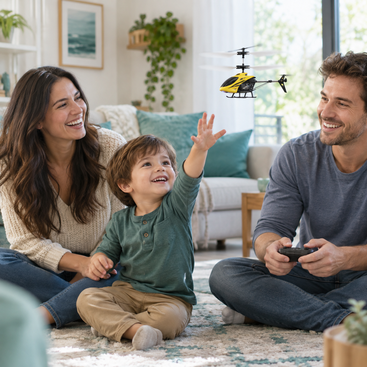Mini Helicóptero Volador con Control Infrarrojo
