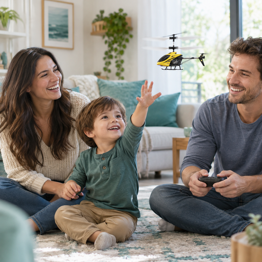 Mini Helicóptero Volador con Control Infrarrojo