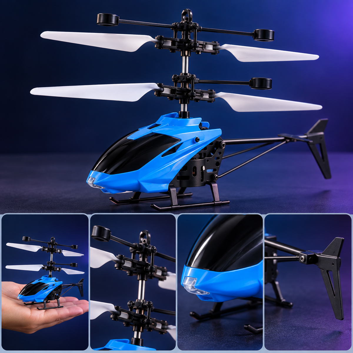 Mini Helicóptero Volador con Control Infrarrojo