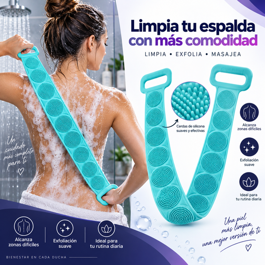 Cepillo Corporal de Silicona 2 en 1