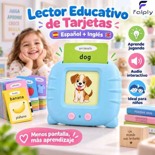 Lector Educativo de Tarjetas | Español + Inglés