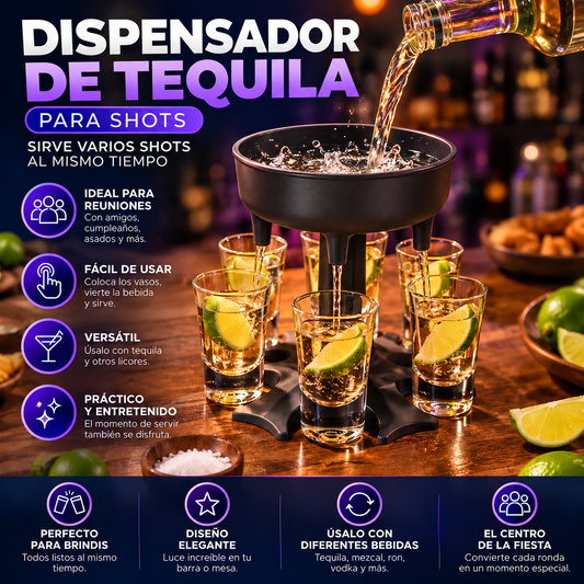 Dispensador de Tequila para Shots
