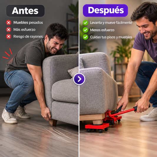 Kit Movedor de Muebles con Palanca