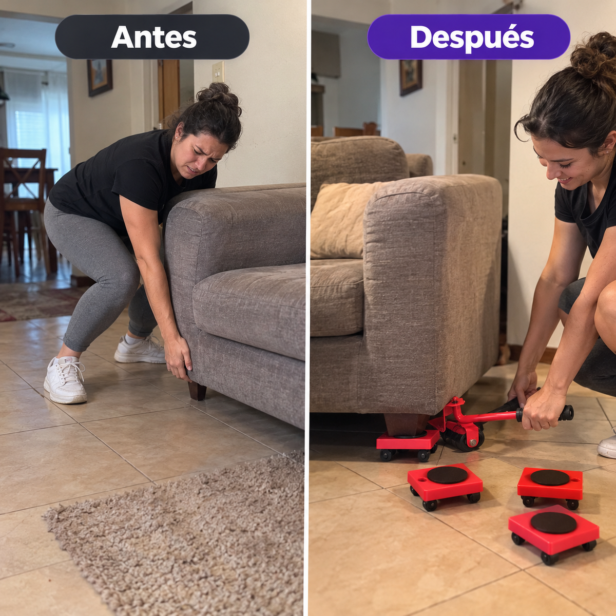 Kit Movedor de Muebles con Palanca