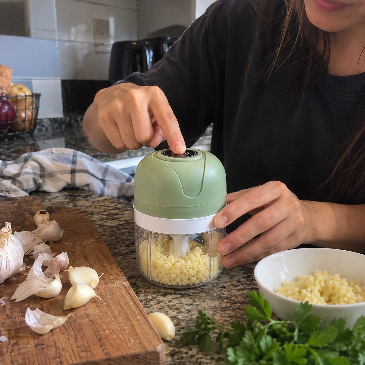 Picador Eléctrico de Ajo y Verduras 250 ml